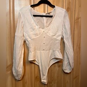 Misguided white bodysuit